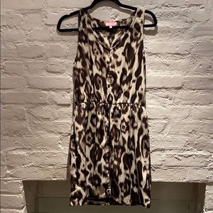 Best Society leopard dress sz m